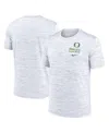 Nike White Oregon Ducks Velocity Stacked Performance T-shirt In White
