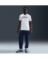 Nike White Paris Saint-germain 2025/26 Wordmark T-shirt In White