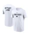 Nike White Penn State Nittany Lions 2-hit Stacked T-shirt In White