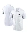 Nike Men's White Penn State Nittany Lions 2024 Early Season Coaches Sideline Performance Polo In White