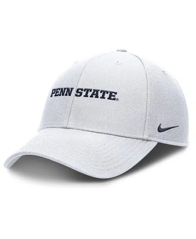 NIKE MEN'S WHITE PENN STATE NITTANY LIONS 2025 ON-FIELD RISE PERFORMANCE ADJUSTABLE HAT