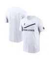 Nike White Penn State Nittany Lions Primetime 2-hit Swoosh T-shirt In White