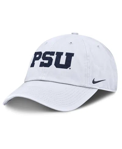 NIKE MEN'S WHITE PENN STATE NITTANY LIONS PRIMETIME CLUB ADJUSTABLE HAT