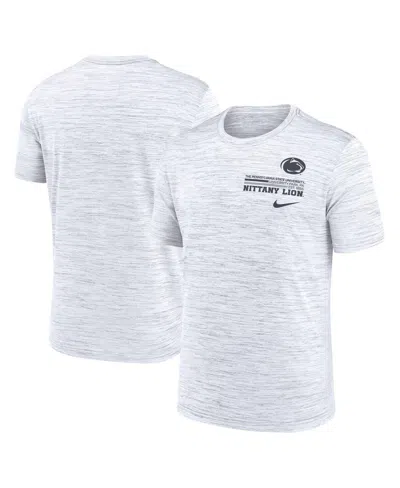 Nike White Penn State Nittany Lions Velocity Stacked Performance T-shirt