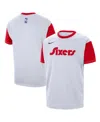 Nike Men's White Philadelphia 76ers 2024/25 City Edition Courtside Color Block T-shirt In White