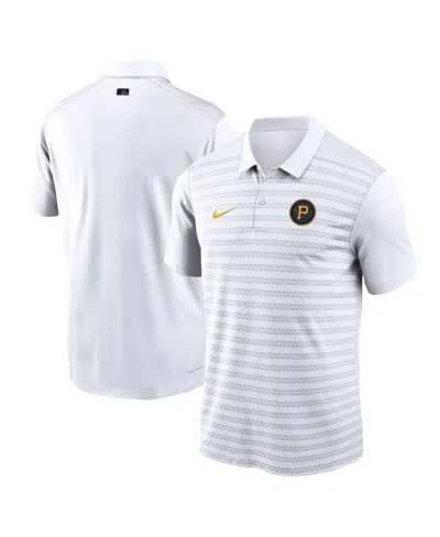 Nike Men's White Pittsburgh Pirates Authentic Collection City Connect Victory Performance Polo Shirt