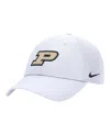Nike Men's White Purdue Boilermakers 2025 On-field Club Performance Adjustable Hat In White