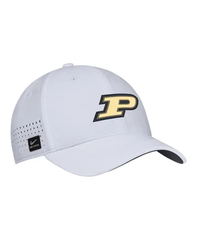 Nike Men's White Purdue Boilermakers 2025â On-field Performance Flex Hat