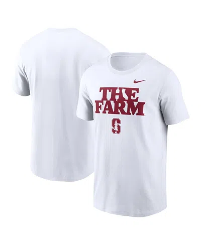 Nike White Stanford Cardinal Campus Local T-shirt