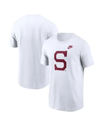Nike Men's White Stanford Cardinal Heritage S Vintage T-shirt