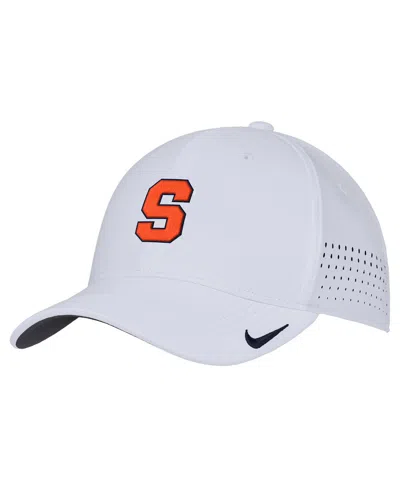 Nike Men's White Syracuse Orange 2025â On-field Performance Flex Hat