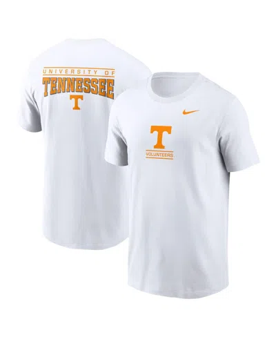 NIKE MEN'S WHITE TENNESSEE VOLUNTEERS 2-HIT T-SHIRT