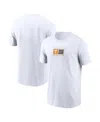 Nike Men's White Tennessee Volunteers Campus Logo Swoosh T-shirt