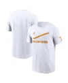 Nike White Tennessee Volunteers Primetime 2-hit Swoosh T-shirt In White