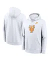 Nike White Tennessee Volunteers Vault Logo Pullover Hoodie In White