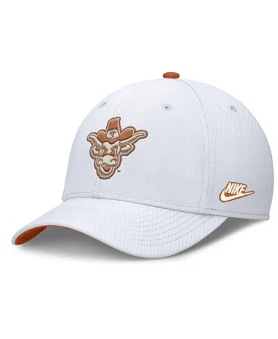 Nike Men's White Texas Longhorns Legacy Rise Performance Flex Hat