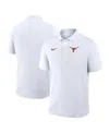 Nike Men's White Texas Longhorns Primetime Victory Primary Logo Performance Polo Shirt