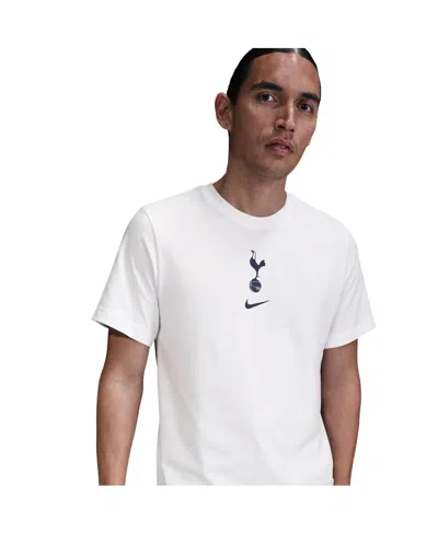 Nike Men's White Tottenham Hotspur Crest T-shirt