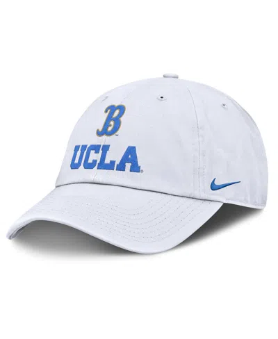 Nike Kids' Men's White Ucla Bruins 2025 Sideline Club Adjustable Hat