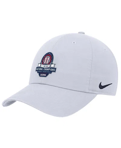 Nike Men's White Uconn Huskies 11-time Ncaa Champions Club Adjustable Hat