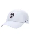 Nike Men's White Uconn Huskies 2025 On-field Club Performance Adjustable Hat In White