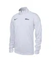 Nike Men's White Uconn Huskies Vault Training Performance Quarter-zip Jacket In White