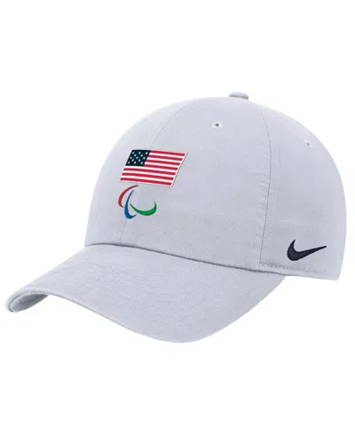 Nike Men's White U.s. Paralympics Club Adjustable Hat