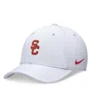 Nike Men's White Usc Trojans 2024 On-field Swoosh Flex Hat In White