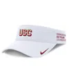 Nike Men's White Usc Trojans 2025 On-field Gameday Performance Ace Adjustable Visor Hat