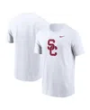 Nike Men's White Usc Trojans Primetime Evergreen Logo T-shirt