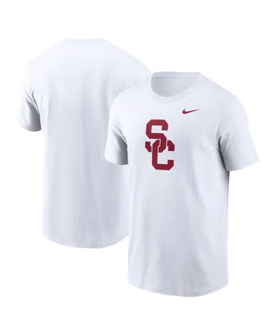 Nike Men's White Usc Trojans Primetime Evergreen Logo T-shirt