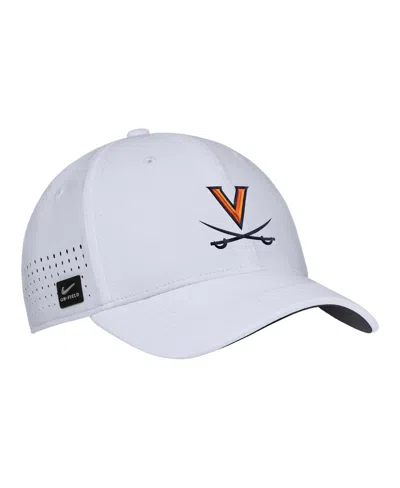 Nike Men's White Virginia Cavaliers 2025â On-field Performance Flex Hat