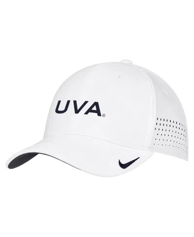 Nike Men's White Virginia Cavaliers 2026 On-field Aerobill Swoosh Flex Dri-fit Hat
