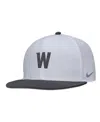 Nike Men's White Washington State Cougars On-field Baseball Performance Fitted Hat In White