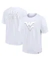 Nike White West Virginia Mountaineers 2-hit Statement Max90 T-shirt In White