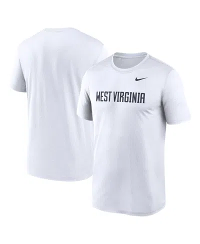 Nike Men's White West Virginia Mountaineers Primetime Legend Wordmark T-shirt