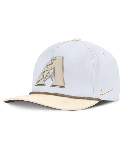 Nike Men's White/cream Arizona Diamondbacks Pro Performance Snapback Hat In Multi