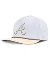 Nike Men's White/cream Atlanta Braves Pro Performance Snapback Hat