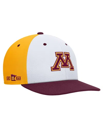 Nike Men's White/gold Minnesota Golden Gophers Pro Performance Snapback Hat In Multi