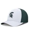 Nike Men's White/green Michigan State Spartans 2025 Sideline Rise Local Performance Flex Hat In Multi