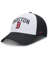 Nike Men's White/navy Boston Red Sox Club Performance Adjustable Hat