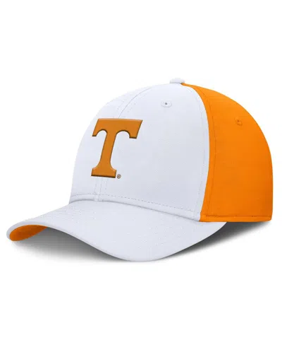 Nike Men's White/tennessee Orange Tennessee Volunteers 2025 Sideline Rise Local Performance Flex Hat