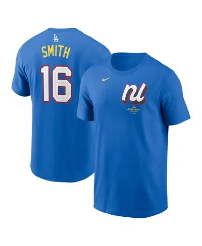 Nike Men's Will Smith Royal National League 2025 All-star Edition Name Number T-shirt In Blue