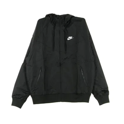 Nike Men's Windbreaker He Wr Jkt Hd Black/black/sail