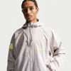 Nike Men's Windrunner Graphic Woven Jacket In White