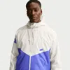 Nike Men's Windrunner Graphic Woven Jacket In White