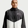 Nike Men's Windrunner Lined Jacket In Black