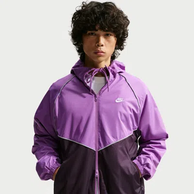 Nike Men's Windrunner Loose Storm-fit Jacket In Purple