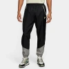 Nike Men's Windrunner Woven Lined Pants In Black/dark Stucco/saturn Gold