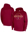 Nike Men's Wine Cleveland Cavaliers 2025/26 Authentic Practice Club Pullover Hoodie In Red